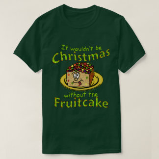 Funny Christmas Cartoon Fruitcake Humor v2 T-Shirt