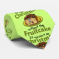 Funny Christmas Cartoon Fruitcake