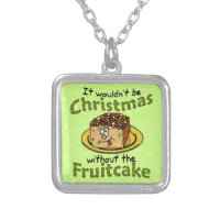 Funny Christmas Cartoon Fruitcake