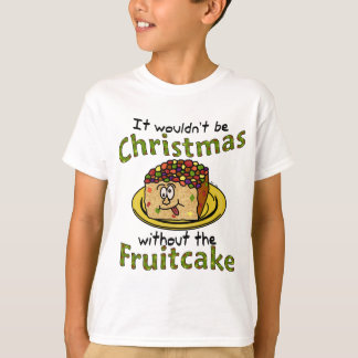 Funny Christmas Cartoon Fruitcake T-Shirt