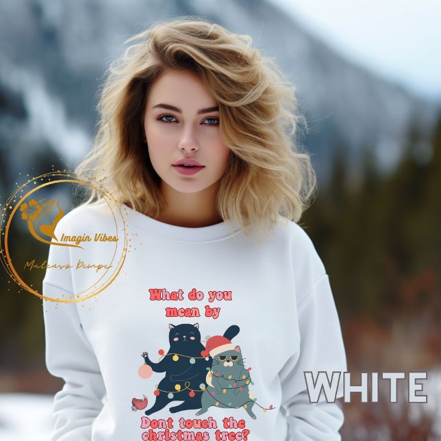 Funny Christmas Cat Sweatshirt (Creator Uploaded)