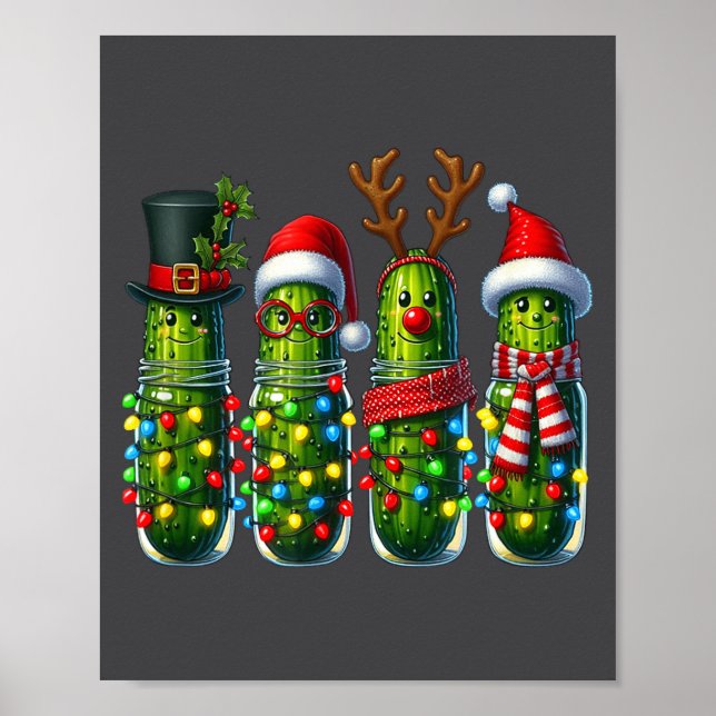 Funny Christmas Ckles Holiday Lights  Poster (Front)