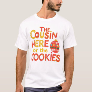 Funny Christmas Cousin Cookies Family Matching T-Shirt