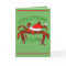 Funny Christmas Crab Santa Crab Holiday Humor