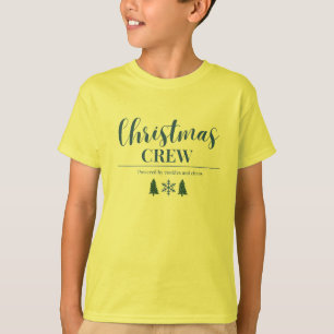 Funny Christmas Crew/ Powered by Cookies and Chaos T-Shirt