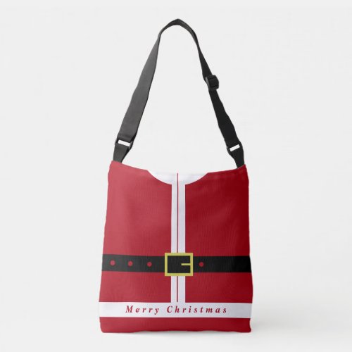 Funny Christmas Crossbody Bag Santa Claus Gift