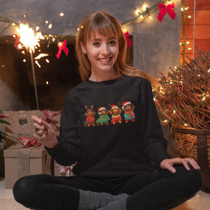 Funny Christmas Dachshunds Sweatshirt