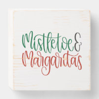 Funny Christmas Decor Mistletoe Margaritas