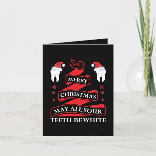 funny Christmas Dentist office Holiday Card