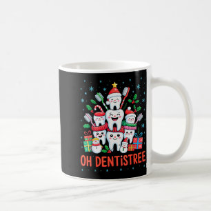 Funny Christmas Dentist Xmas Dental Oh Dentistree Coffee Mug