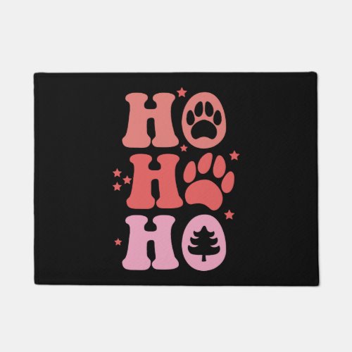 Funny Christmas Dog Saying Doormat