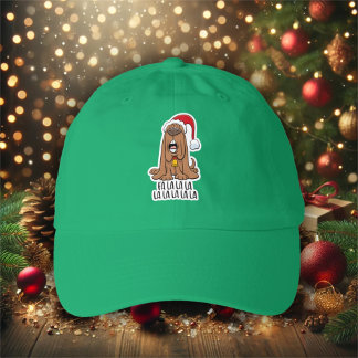 Funny Christmas Dog Singing “Fa La La” Hat