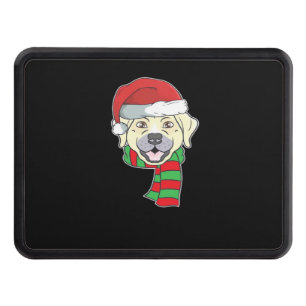 Funny Christmas Dog Xmas Santa Labrador Holiday Gi Hitch Cover