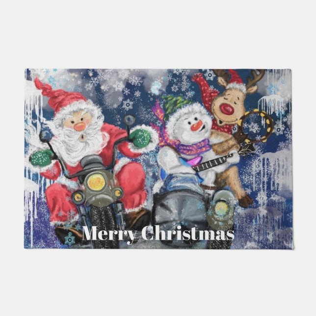 Funny Christmas Doormat (Front)