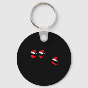 Funny Christmas Drink Drank Drunk Xmas Holiday Keychain