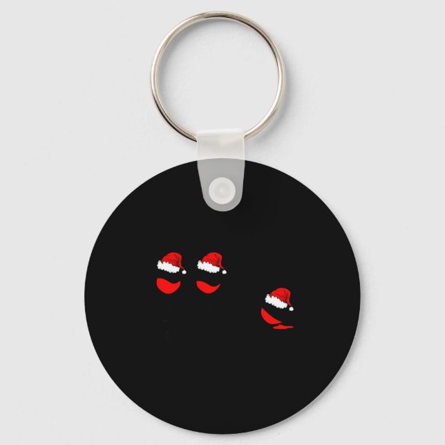Funny Christmas Drink Drank Drunk Xmas Holiday  Keychain (Front)