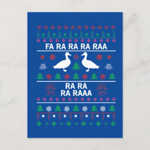 Funny Christmas duck Holiday Card