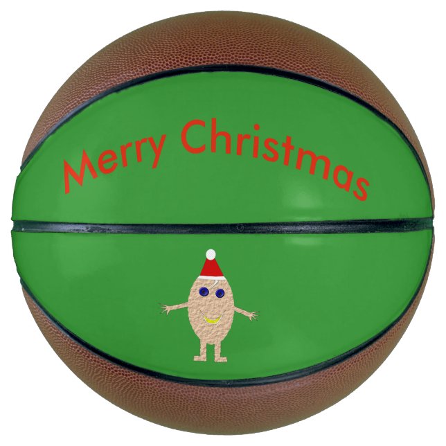 Funny Christmas Egg Basketballs (Front)