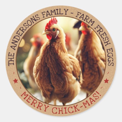 Funny Christmas Egg Carton Labels Cute Fun Chicks 