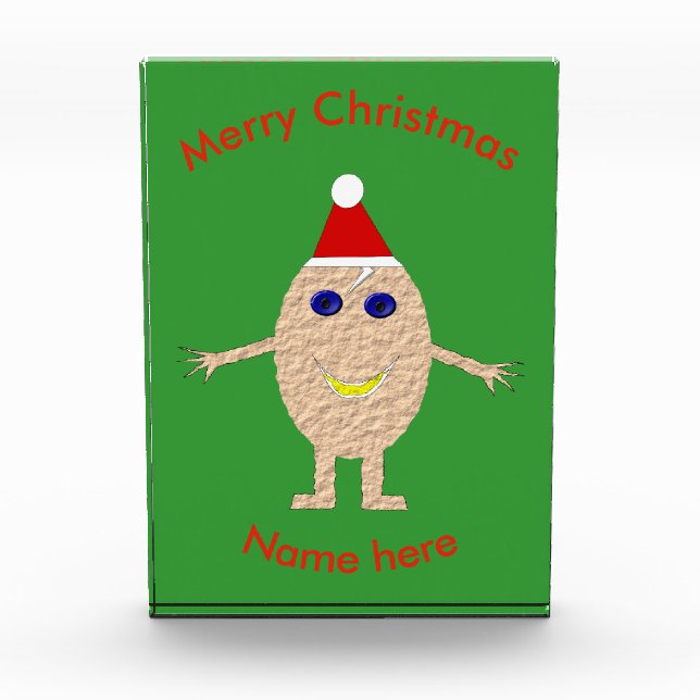 Funny Christmas Egg Decoration Award (Front)