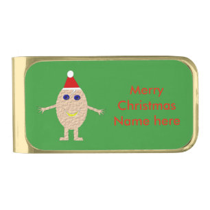 Funny Christmas Egg Money Clip