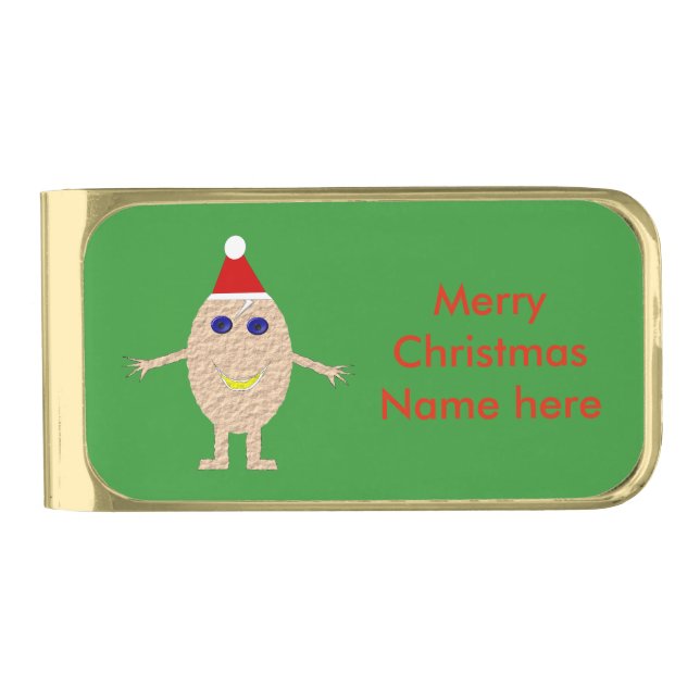 Funny Christmas Egg Money Clip (Front)