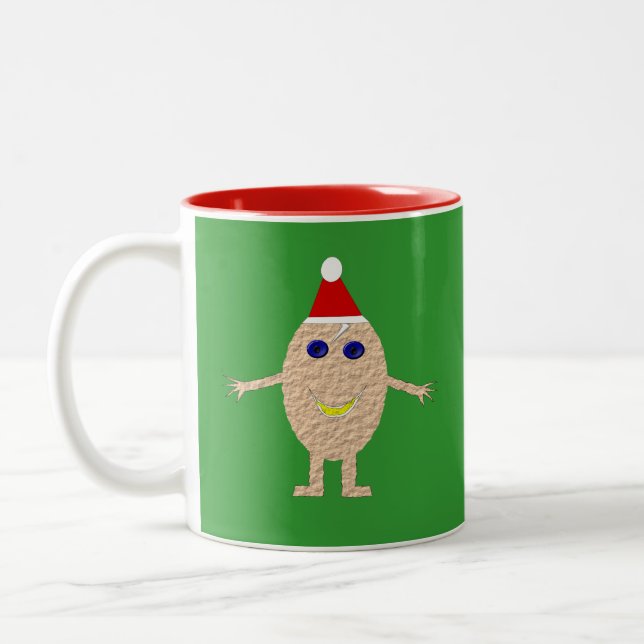 Funny Christmas Egg Mug (Left)