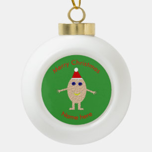 Funny Christmas Egg Ornament
