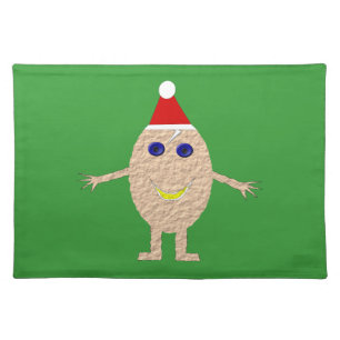 Funny Christmas Egg Placemat