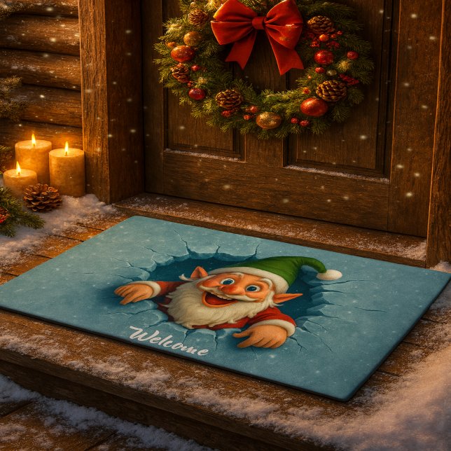 Funny Christmas Elf Doormat (Creator Uploaded)