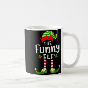 Funny Christmas Elf Matching Pajama X-mas Party Coffee Mug