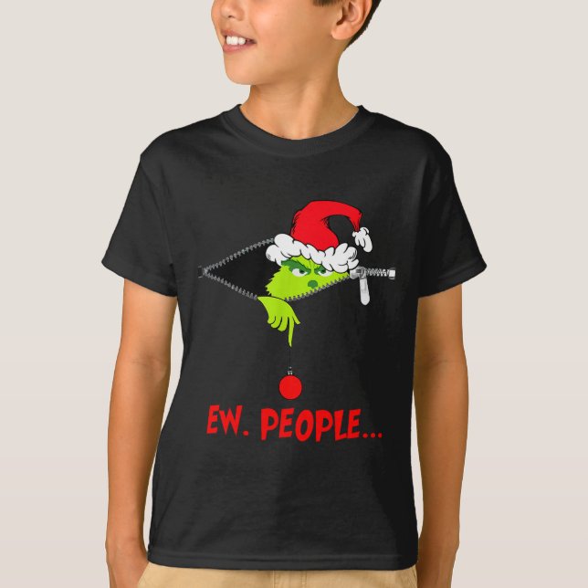 Funny Christmas Ew People Men Women Kid Boys Girls T-Shirt (Front)