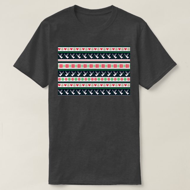 Funny Christmas Face Mask 3 T-Shirt (Design Front)