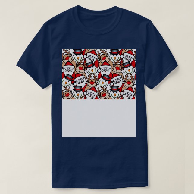 Funny Christmas Face Mask For Kids T-Shirt (Design Front)
