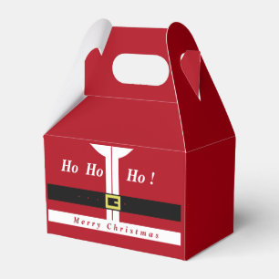 Funny Christmas Favor Box Santa Claus Gift