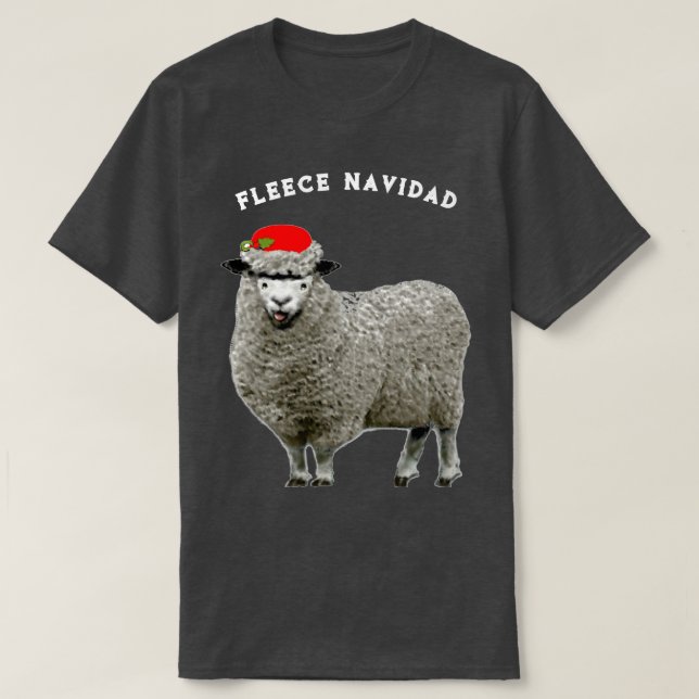 Funny Christmas Feliz Navidad T-Shirt (Design Front)