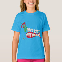 Funny Christmas Fishing  -Merry Fishmas