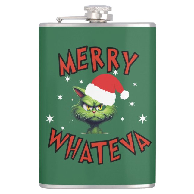 Funny Christmas Flask (Front)