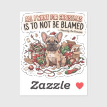 Funny Christmas French Bulldog Holiday Gift