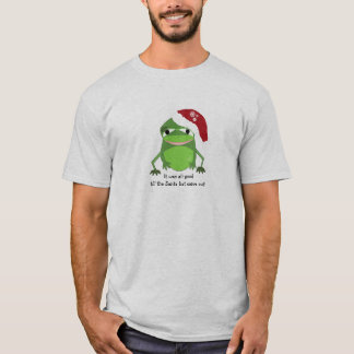 Funny Christmas Frog With Saying T-Shirt