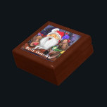 Funny Christmas Gift Box Santa with Reindeers<br><div class="desc">Funny Christmas Gift Boxes with Santa and Reindeers Christmas Party - Cheers Cartoon Celebration Painting Fun Collection - Choose / Add Your Unique Text / Name / Color - Make Your Special Gift - Resize and move or remove / add elements - image / text with customization tool. Painting and...</div>