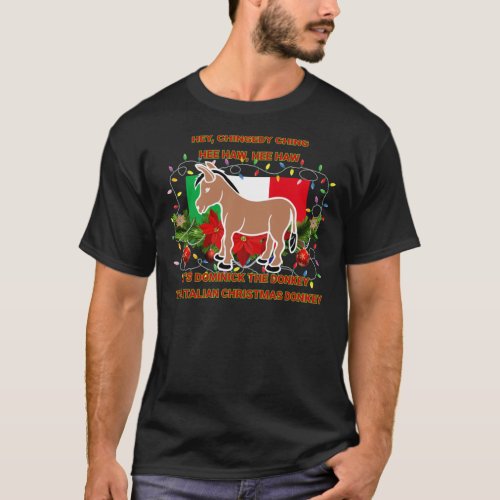Funny Christmas Gift Dominick The Italian Christma T_Shirt