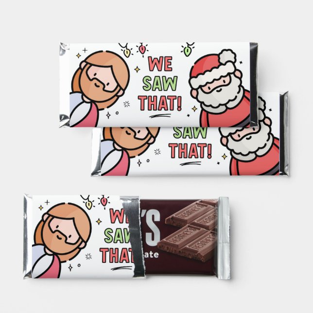 Funny Christmas Gift for Friend  Hershey Bar Favors (Front)