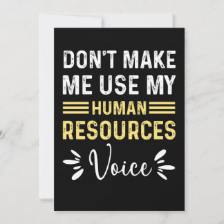 Funny Christmas Gift For Human Resources for mom Invitation