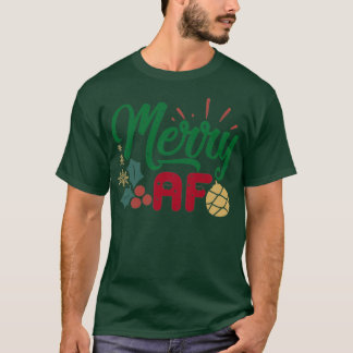 Funny Christmas Gift Merry af T-Shirt