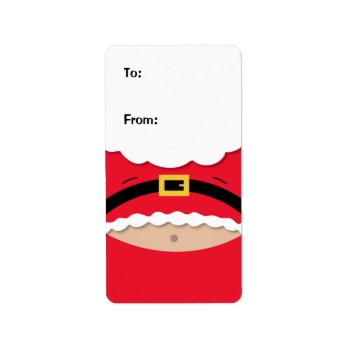 Funny Christmas Gift Tag Label by mazarakes at Zazzle