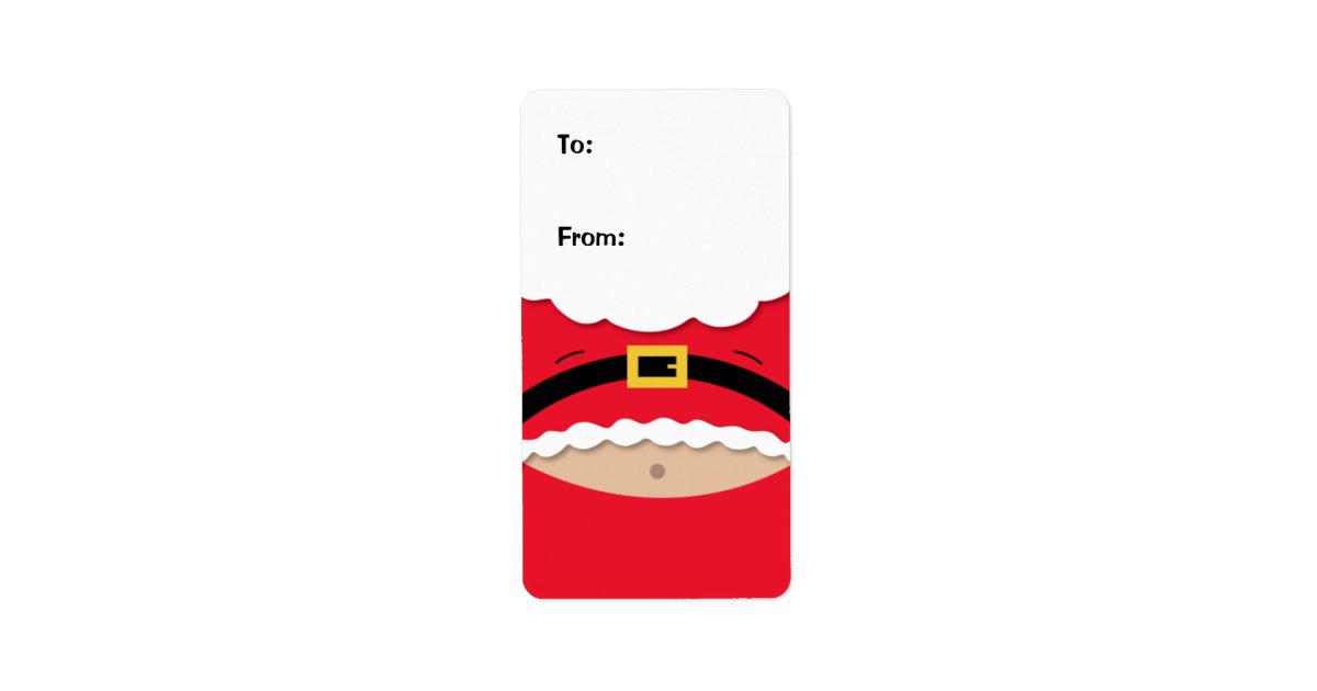 Funny Christmas Gift Tag Label | Zazzle.com