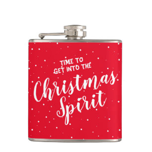 Let's Get Lit Christmas Flask Funny White Santa Gifts Whiskey Gifts –  Elliefont Styles