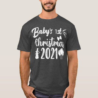funny christmas gifts Babys First Christmas 2021 T-Shirt