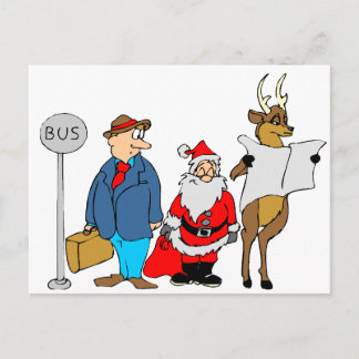 Funny Christmas Gifts Holiday Postcard